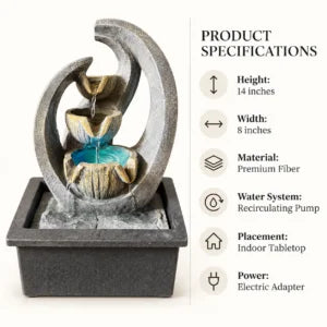 Table small bowl fountain
