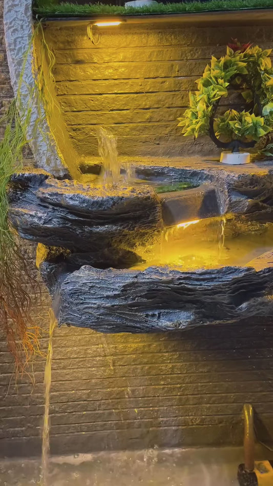 Rustic Cascade Fountain