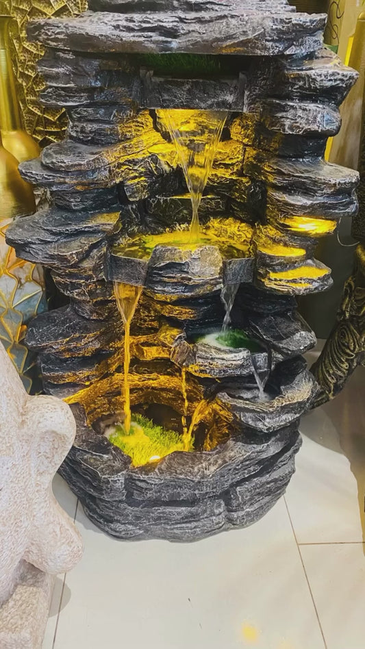 Rustic Cascade Fountain